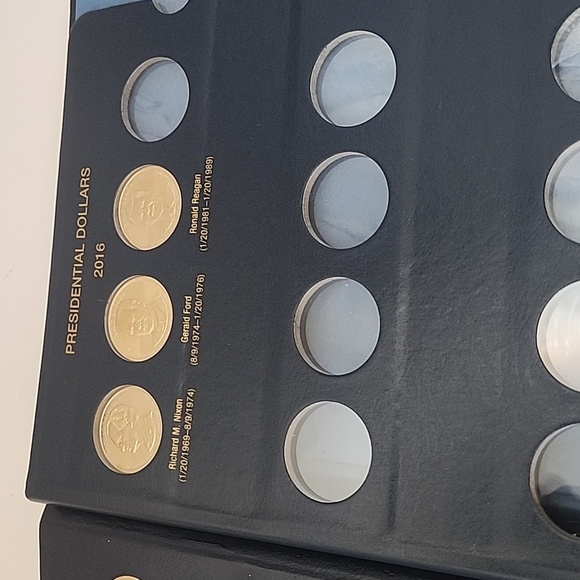 Whitman Publishing 2007-2016 Presidential Dollars Complete Set 39 Coins - Picture 6 of 11